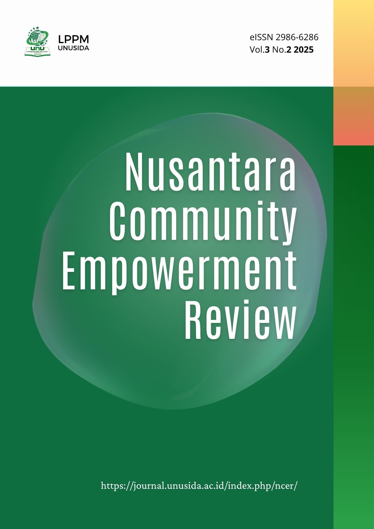 					View Vol. 3 No. 2 (2025): Nusantara Community Empowerment Review
				